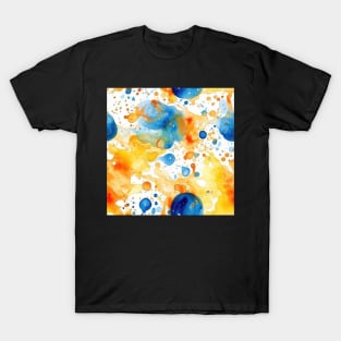 Abstract oil and water mix background T-Shirt